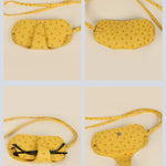 Jace Sunglass Cover with Sling Vegan Leather Ost Yellow Details