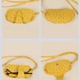 Jace Sunglass Cover with Sling Vegan Leather Ost Yellow Details