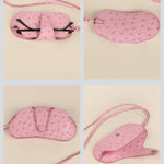 Jace Sunglass Cover with Sling Vegan Leather Ost Pink Details