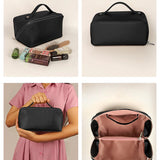 Emi Vegan Leather Toiletry Pouch THE HOUSE OF GANGES