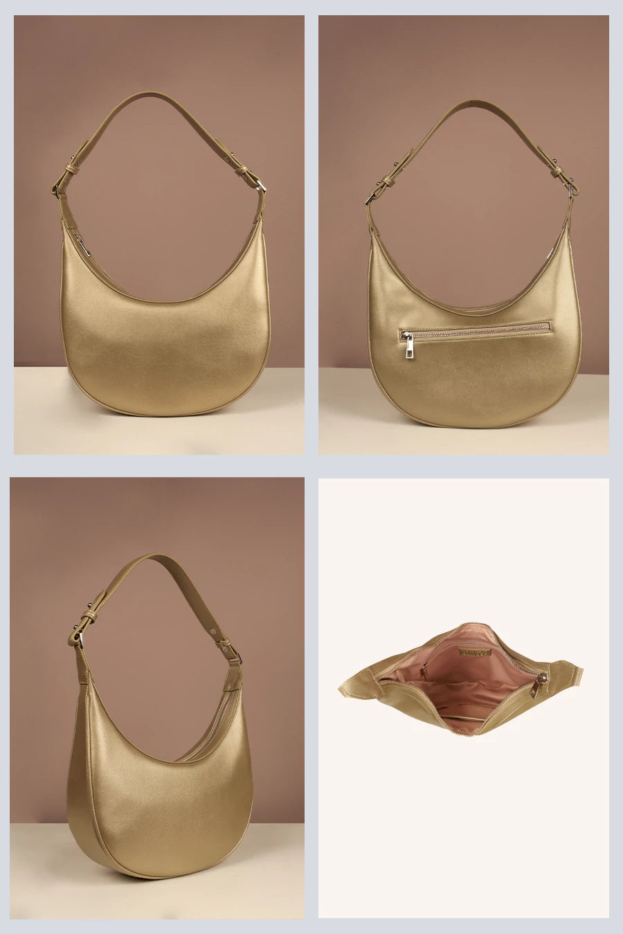 Moony Vegan Leather Shoulder Bag