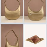 Moony Vegan Leather Shoulder Bag