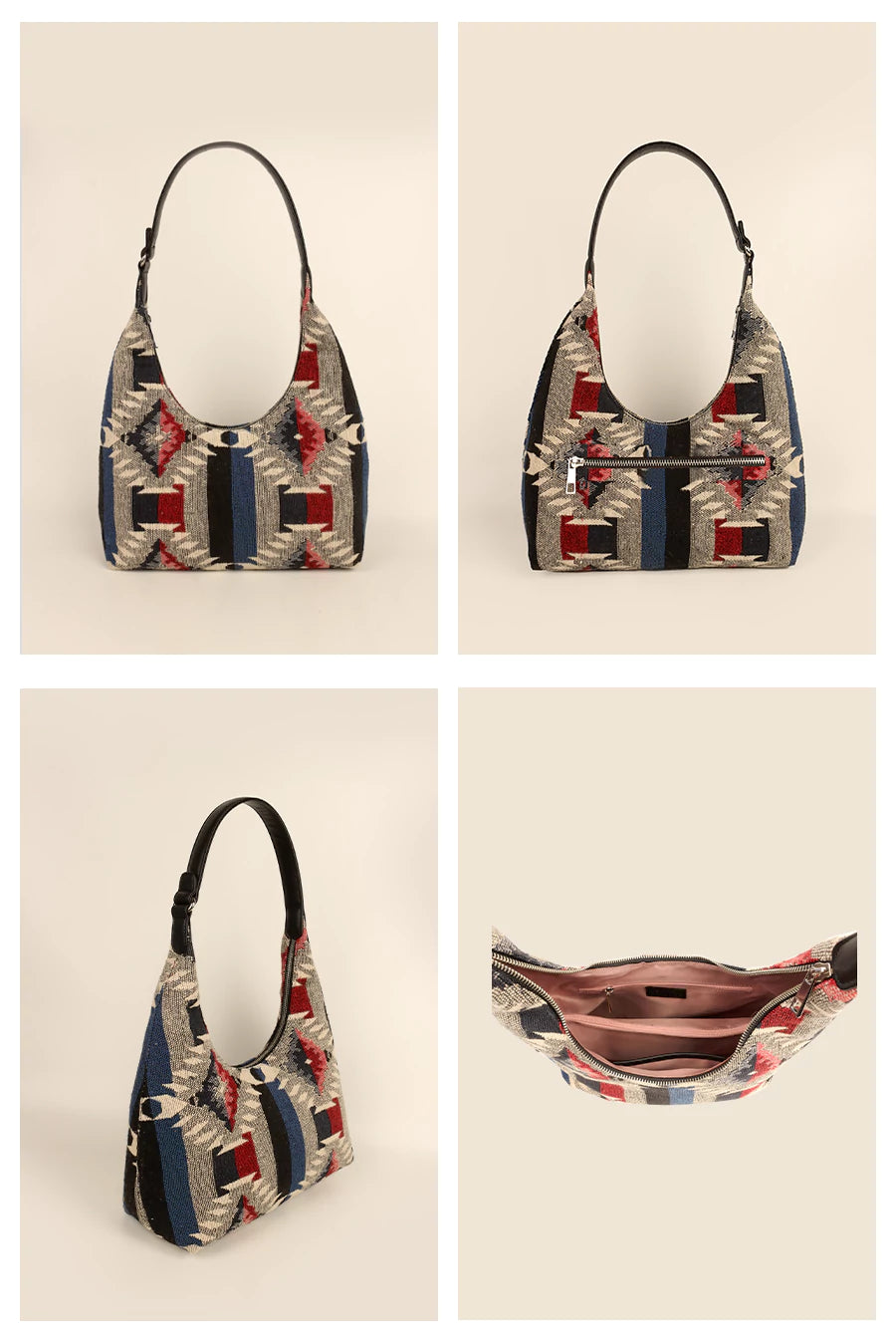 Katie Small Handloom Shoulder Bag