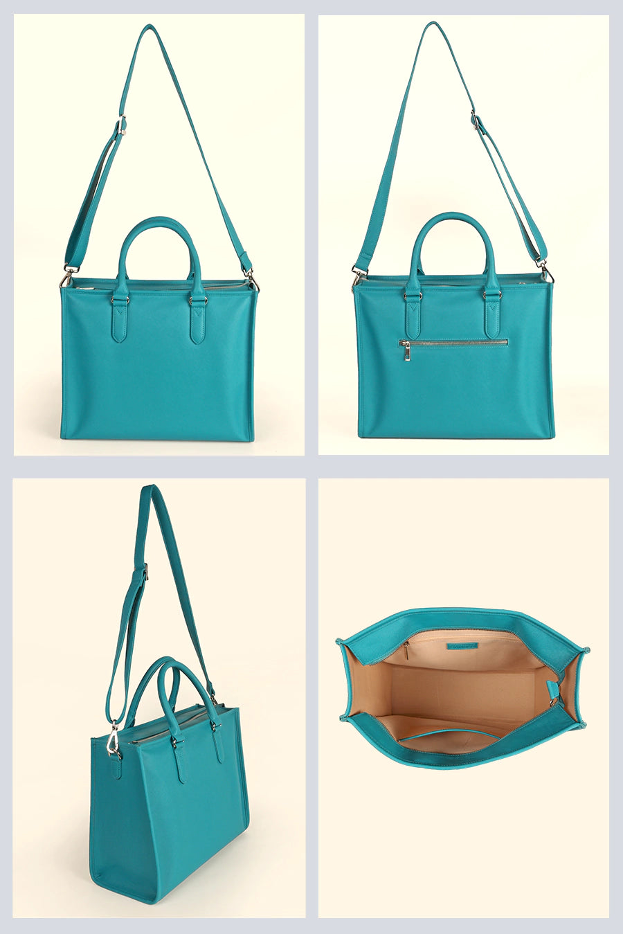 Charlotte Box Vegan Leather Tote Bag