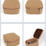 Vegan Leather Jewellery Case Square