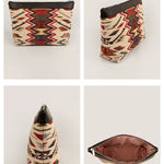 Slindon Medium Handloom Toiletry Pouch Cappuccino Details