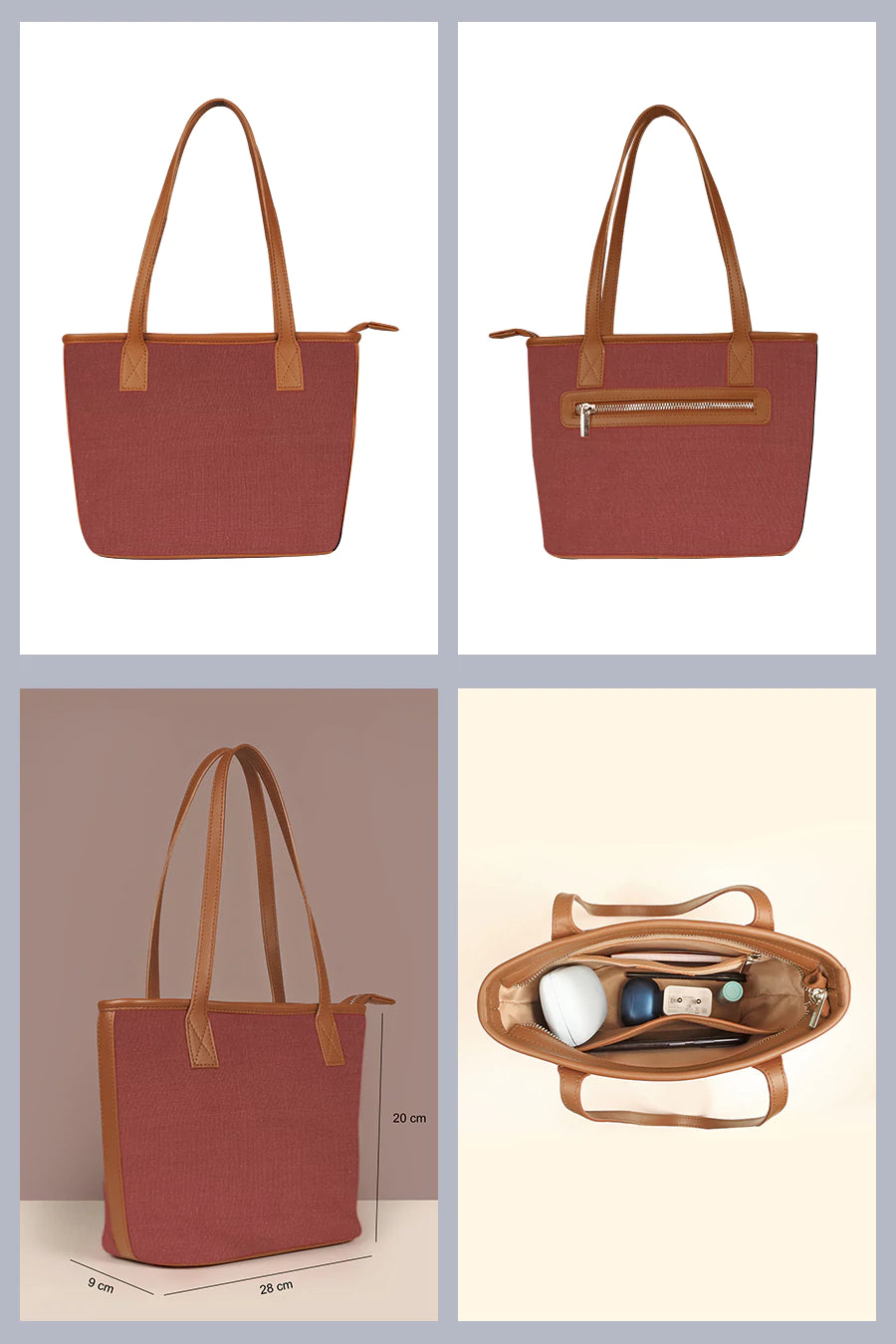 Mini Soft Jute Tote Bag THE HOUSE OF GANGES