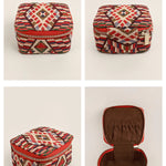 Handloom Jewellery / Watch Case Hazelnut Details
