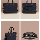 Soft Jute Ross Laptop Bag Spruce Details