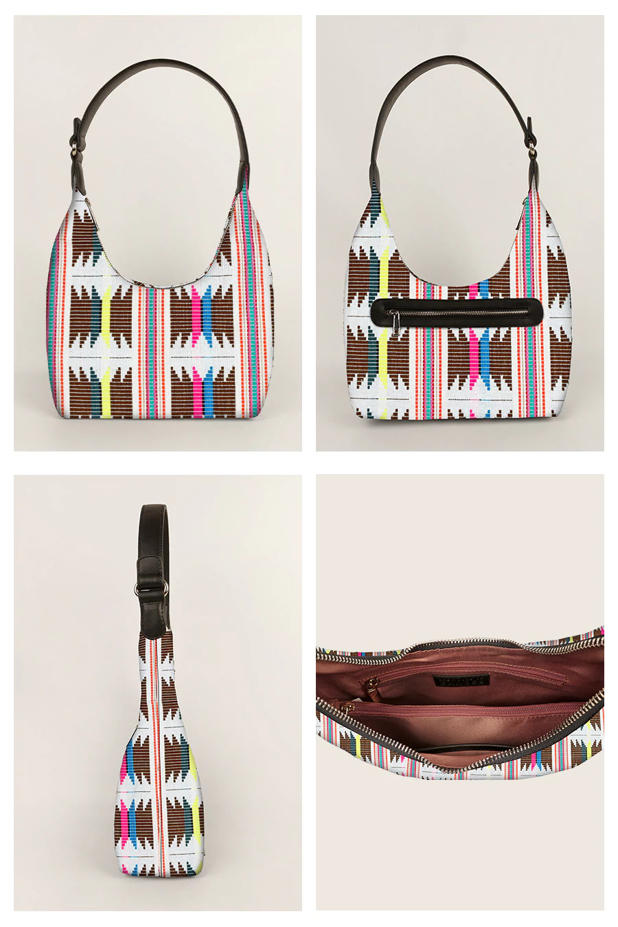 Katie Medium Handloom Shoulder Bag THE HOUSE OF GANGES