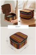 Square Jewellery Case Handloom THE HOUSE OF GANGES