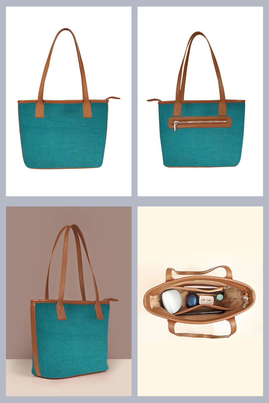 Mini Soft Jute Tote Bag