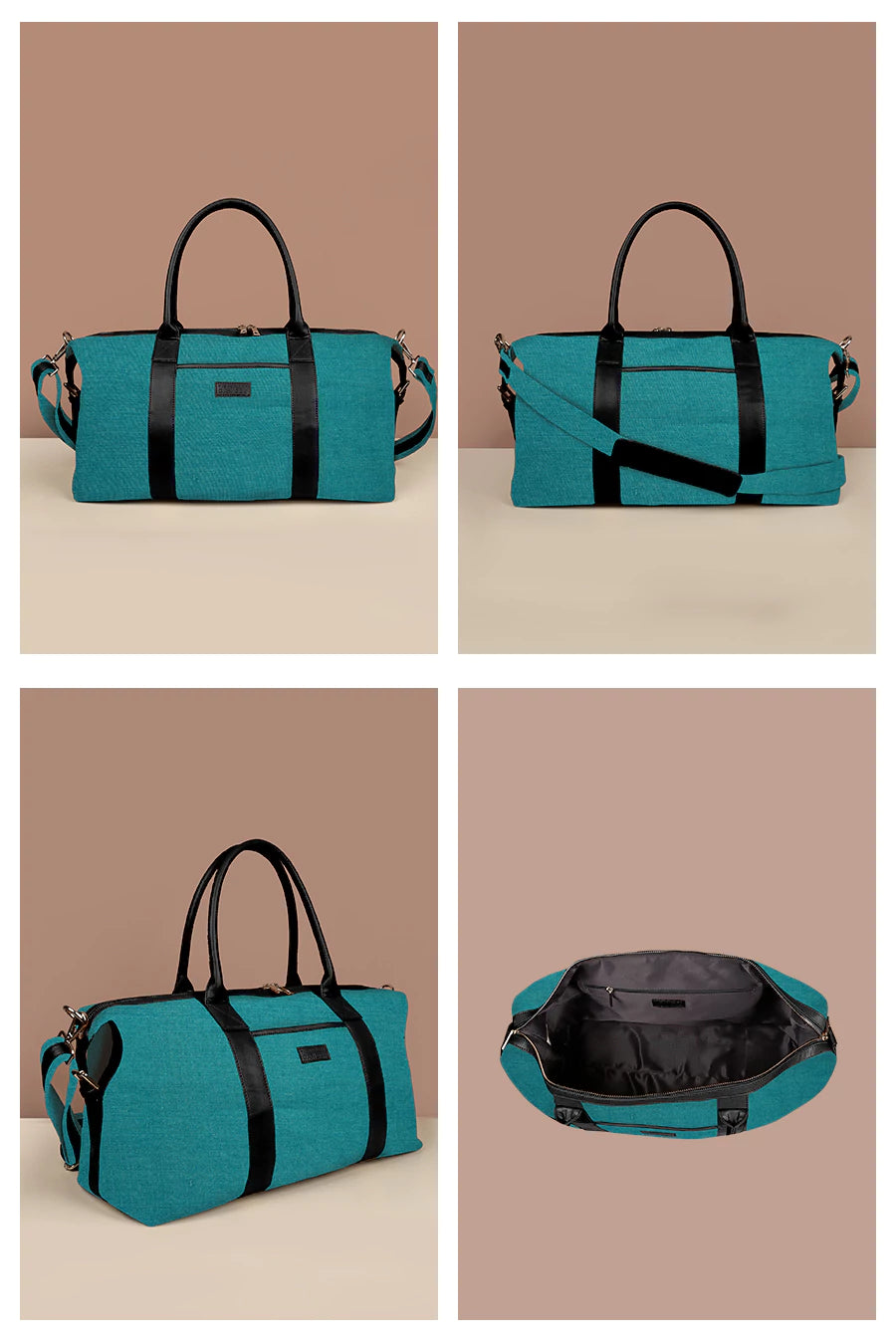 Joey Large Soft Jute Duffle Bag For Women