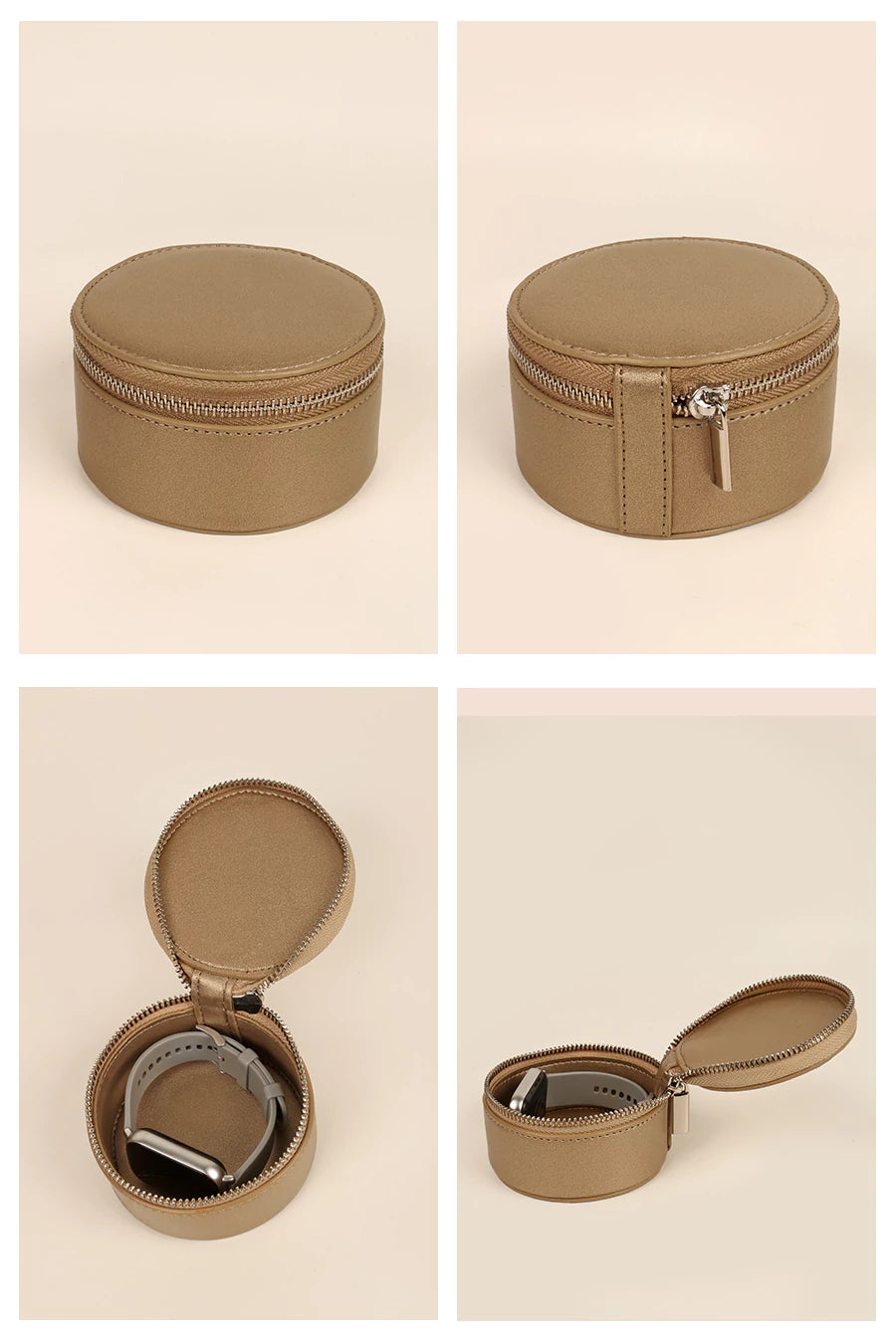 Rogate Medium Vegan Watch Case Gilt Details