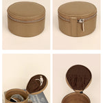 Rogate Large Vegan Leather Watch Case Gilt Detail