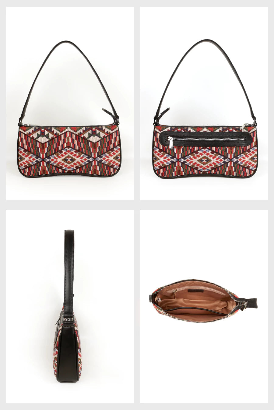 Emily Handloom Shoulder Bag THE HOUSE OF GANGES