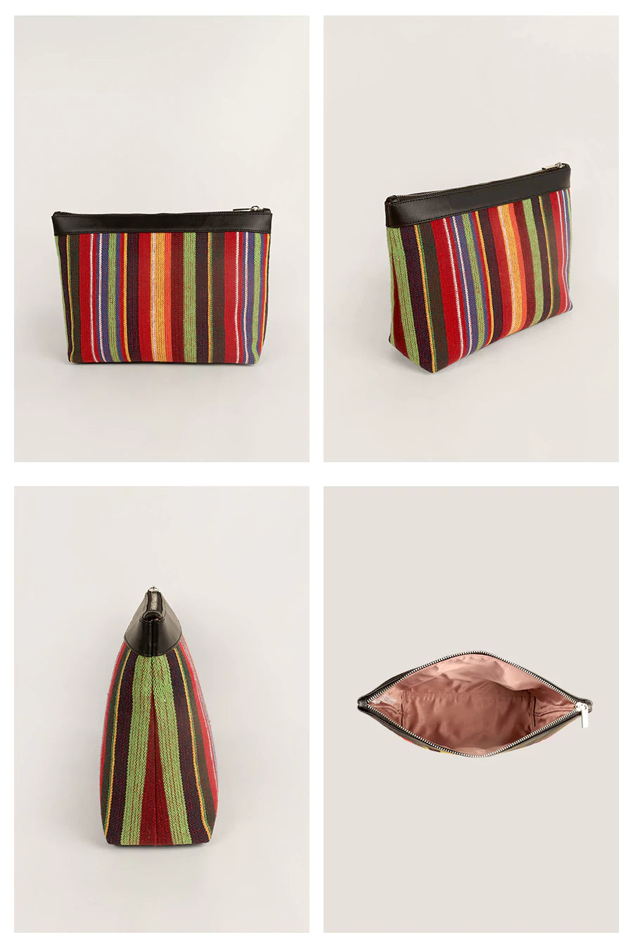 Slindon Small Women Toiletry Pouch Henna Details