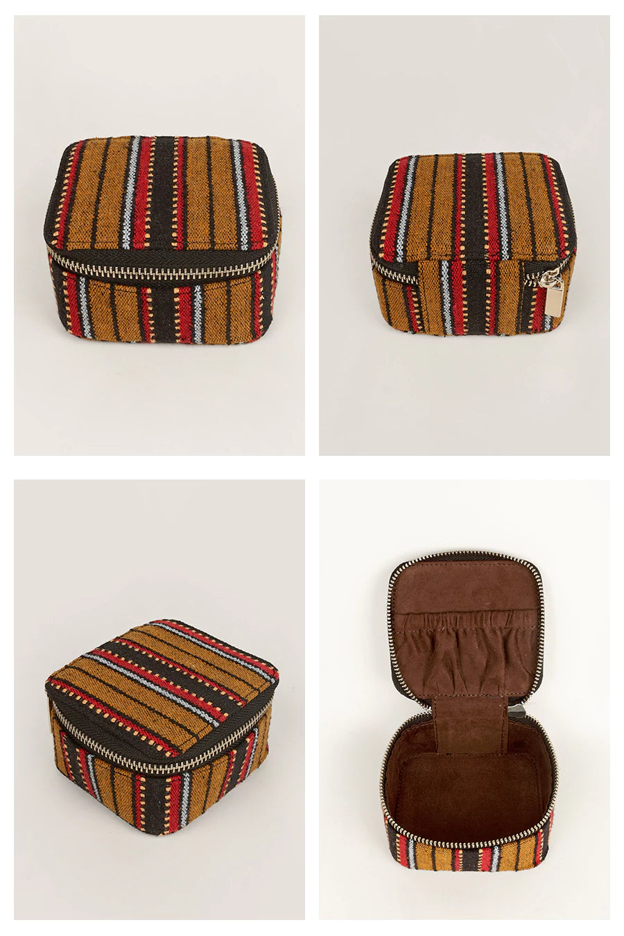 Handloom Jewellery / Watch Case Lilac Details 