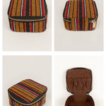 Handloom Jewellery / Watch Case Lilac Details 