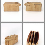 Trio Vegan Leather Toiletry Pouch