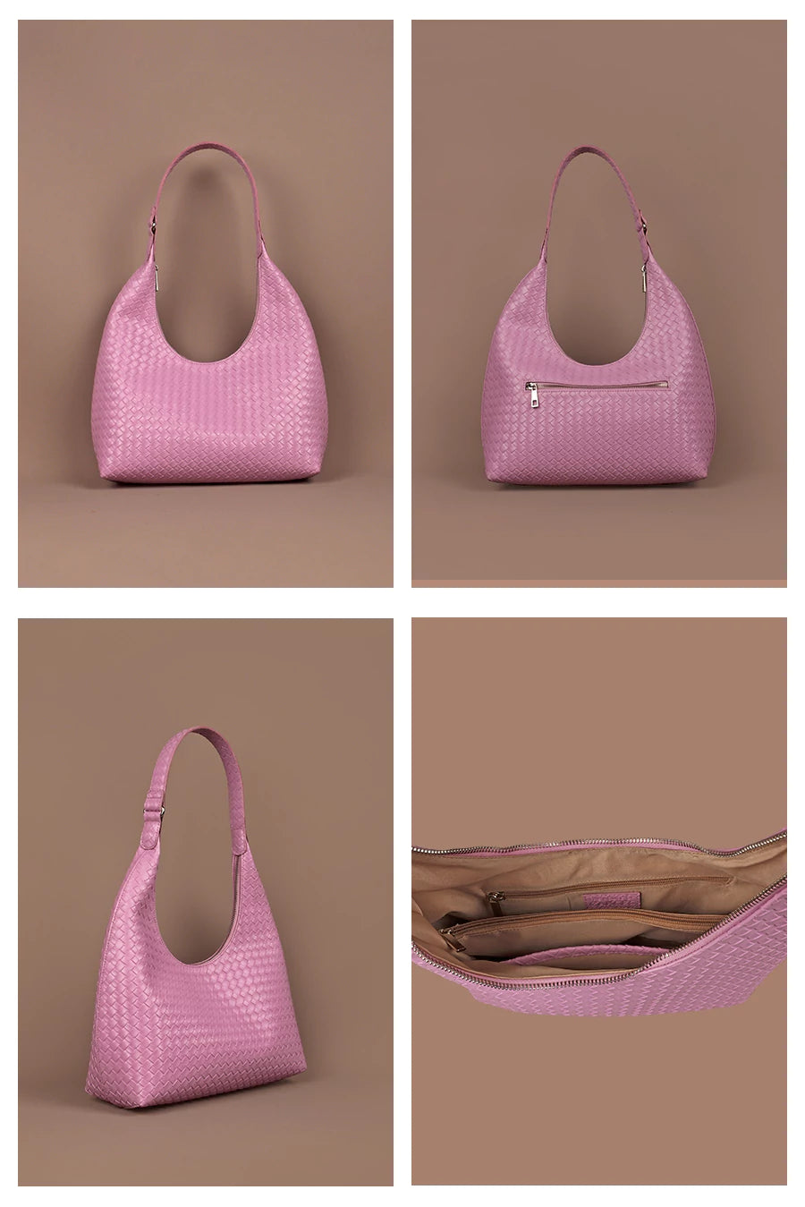 Katie Vegan Women Handbag small Orchid detail