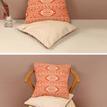 Printed Cushion Cover Orange L3
