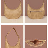 Vegan Moony Women Shoulder Bag Buttermilk detail