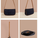 Soft Jute Daily Vegan Women Handbag Navy Detail