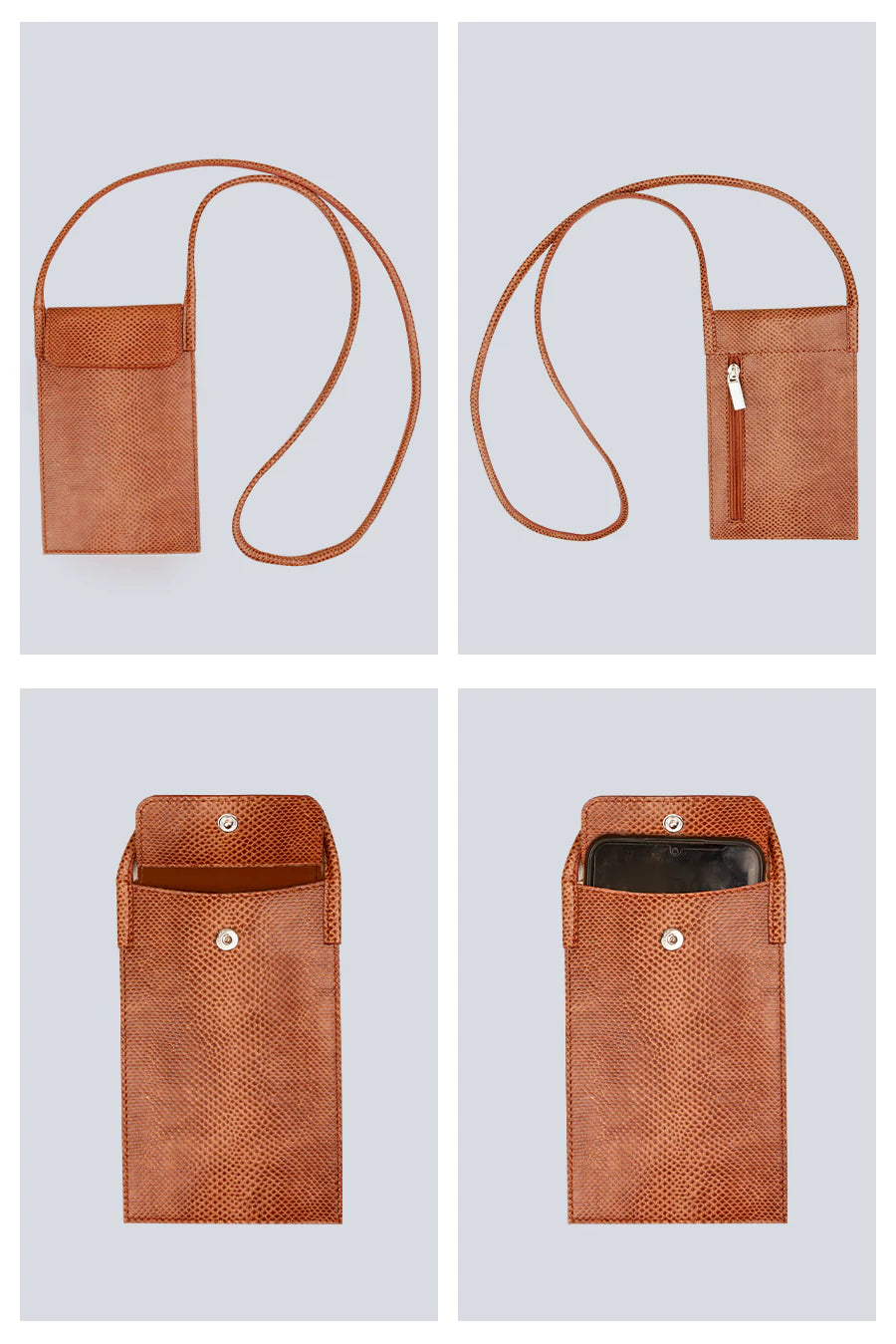 Walky Vegan Mobile Sling Bag Sienna Detail