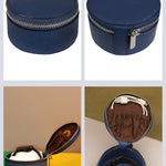 Rogate Large Vegan Watch Case Oxford Blue Detail