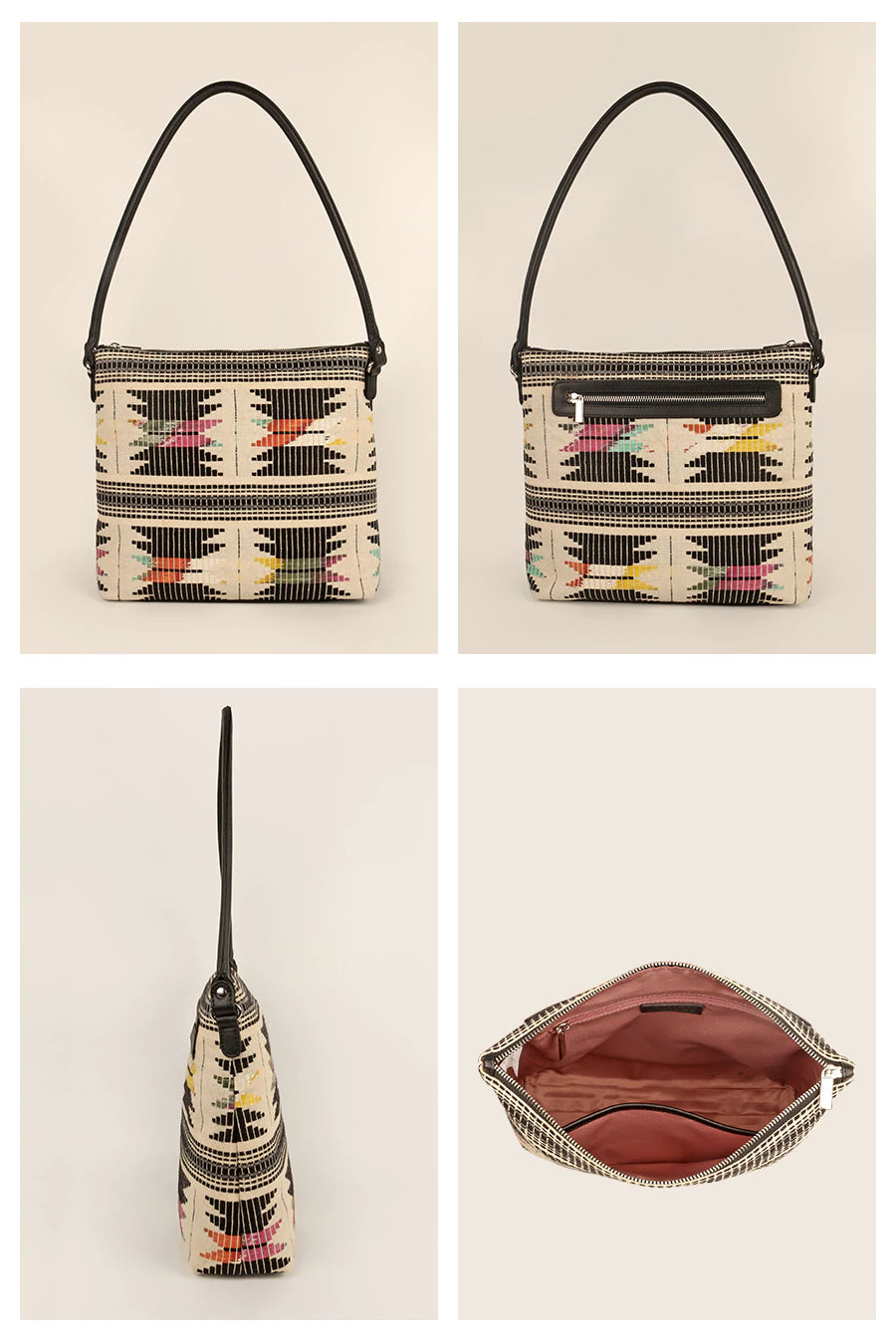 Handloom Women Shoulder Bag Stella -Lava Details