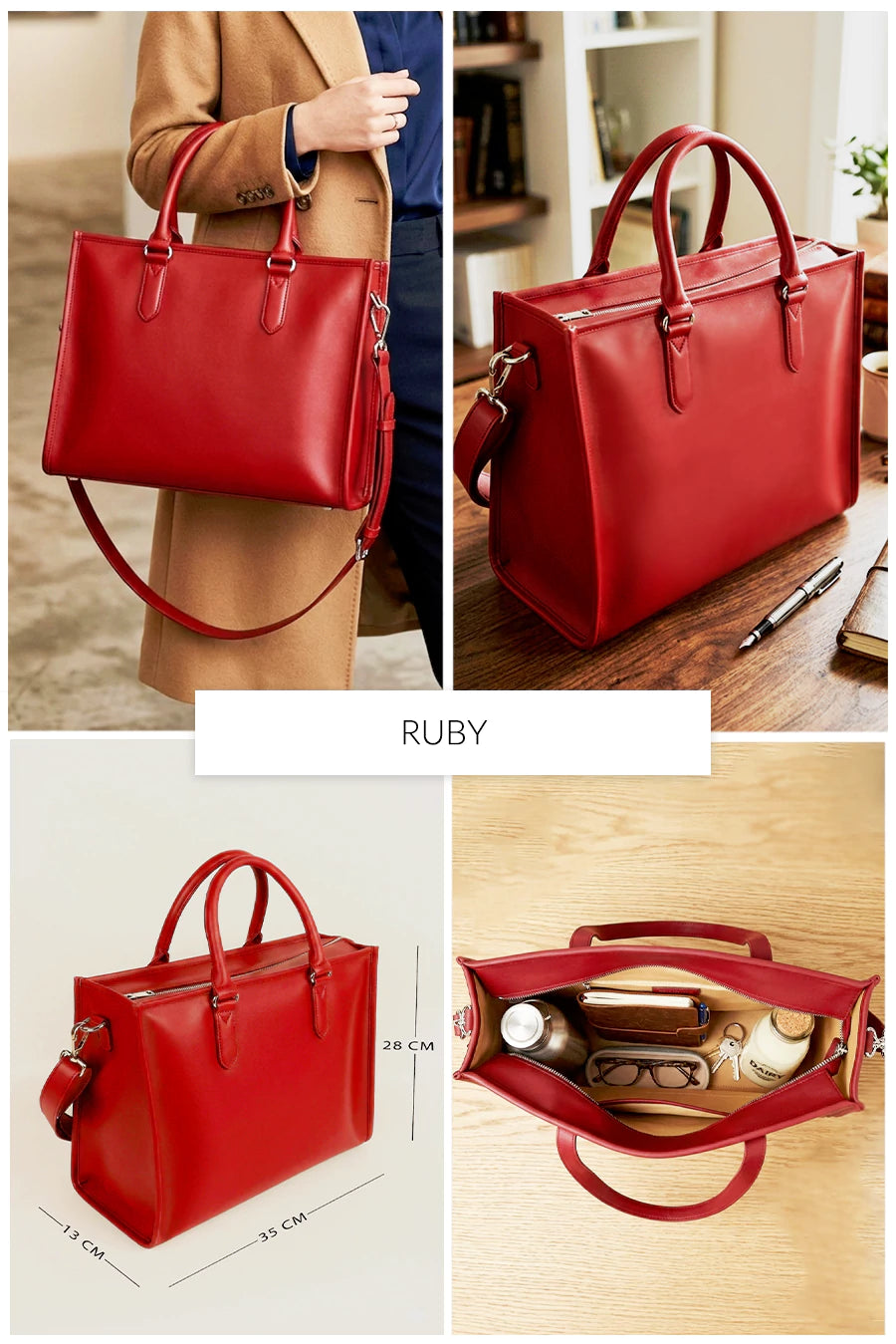 Charlotte Vegan Leather  Box Tote Bag THE HOUSE OF GANGES