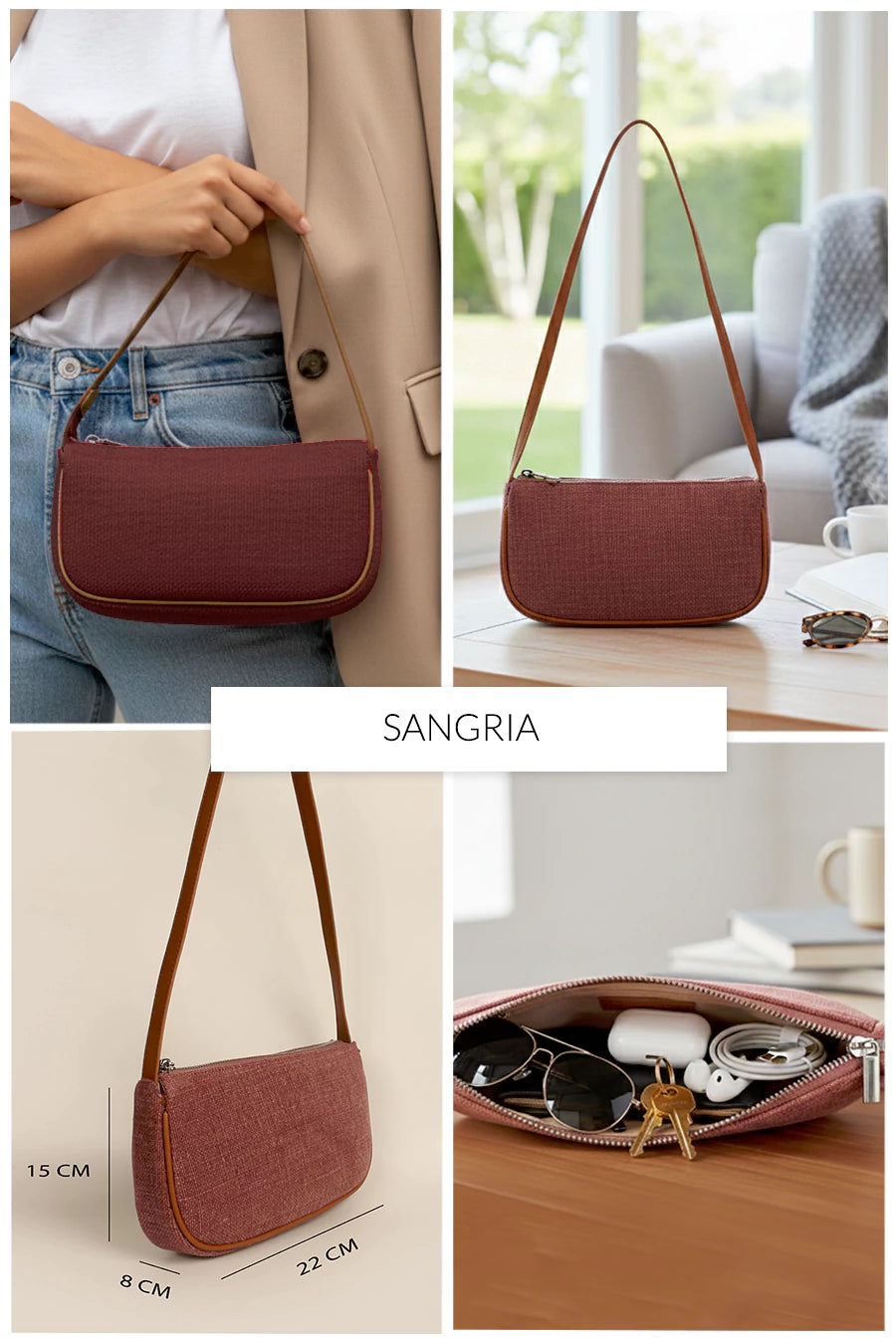 Daily Sling Soft Jute Shoulder Bag THE HOUSE OF GANGES