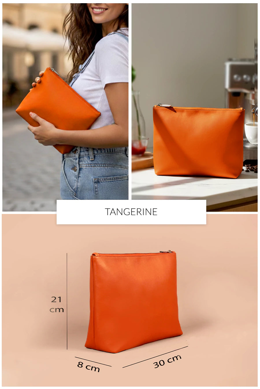 Slindon Medium Vegan Leather Toiletry Pouch THE HOUSE OF GANGES