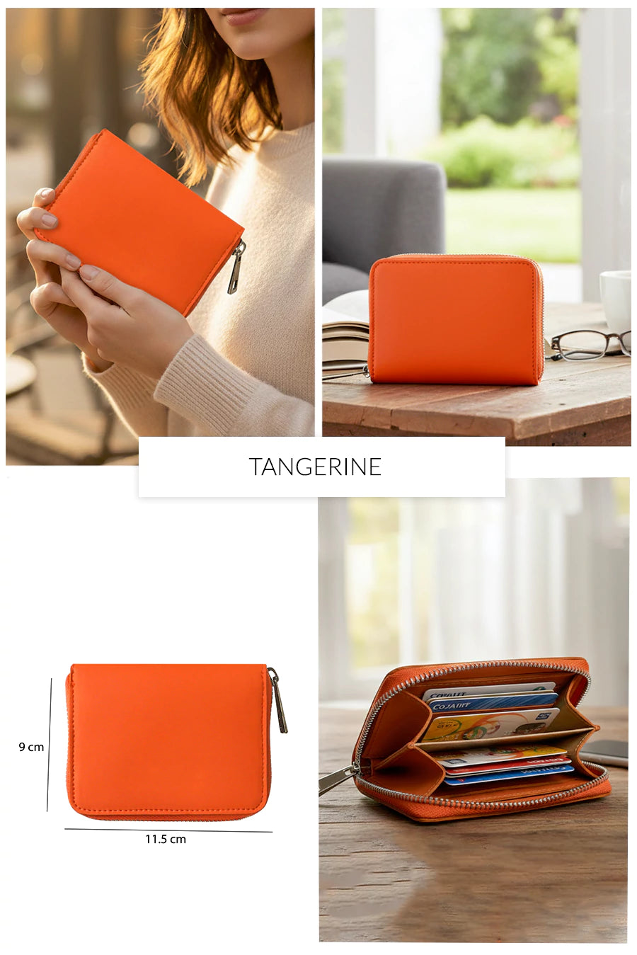 Alexandra Vegan Leather Wallet THE HOUSE OF GANGES