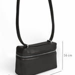 Cruelty Free Women Black Party Wear Shoulder Bag Vienna Medium Measurement