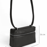 Cruelty Free Women Black Party Wear Shoulder Bag Vienna Medium Measurement