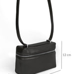 Vienna Vegan Leather Party Wear Sling Bag Vanta Black Measurement
