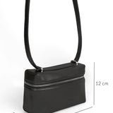 Vienna Vegan Leather Party Wear Sling Bag Vanta Black Measurement