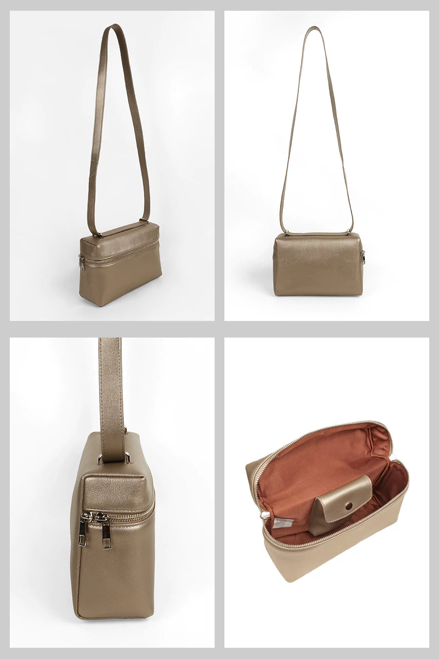 Cruelty Free Women Sling Bag Trout Details