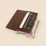 Vegan Leather James Card Holder Ost Brown Lifestyle 