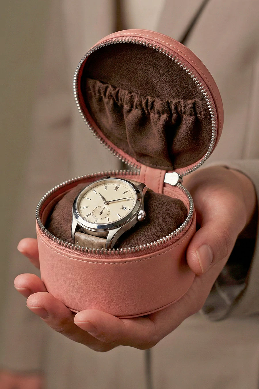 Rogate Large Vegan Leather Watch Case 🏆 #1 Bestseller | Loved by 1000+ Customers THE HOUSE OF GANGES