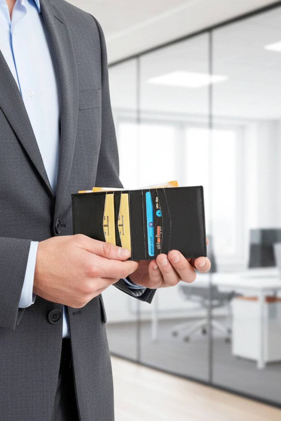 Bechem Vegan Leather Bifold Wallet