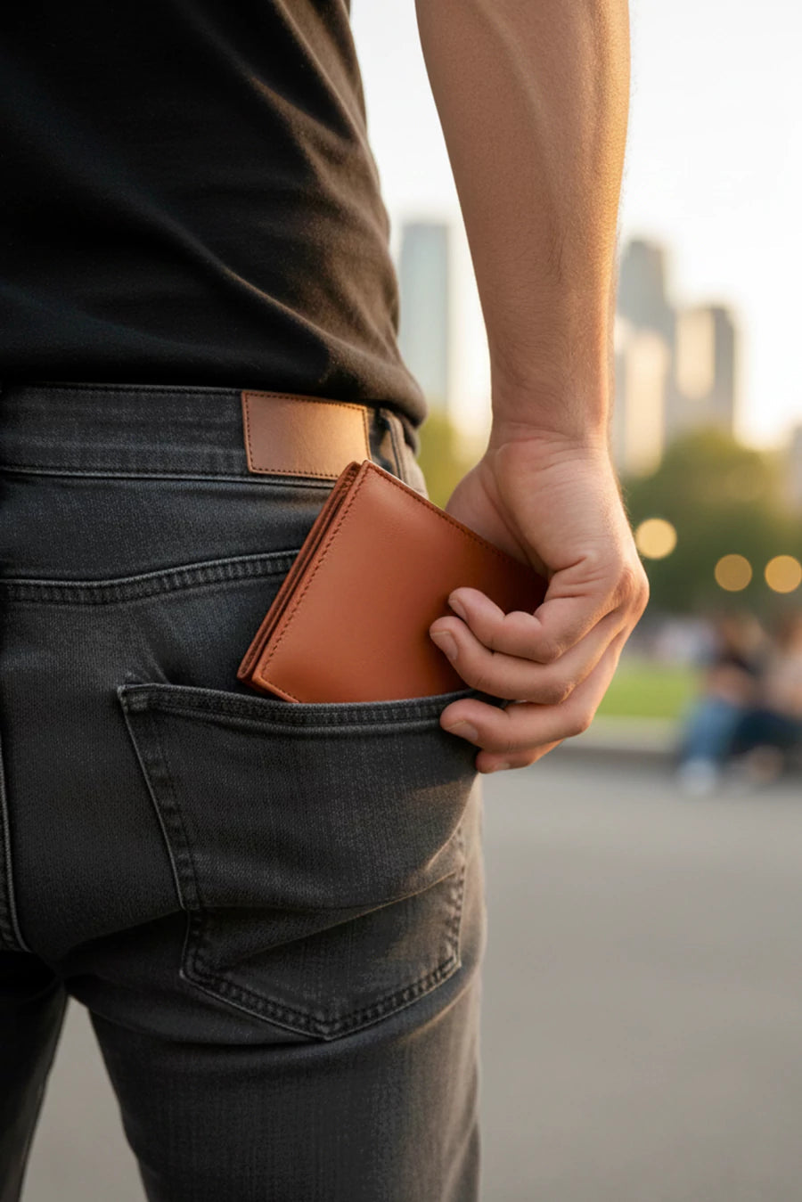 Bechem Vegan Leather Bifold Wallet THE HOUSE OF GANGES