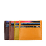 Daily card holder wallet men turmeric front