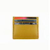 Daily card holder wallet men canary front