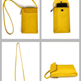 Grace Vegan Mobile Sling Bag citron detail