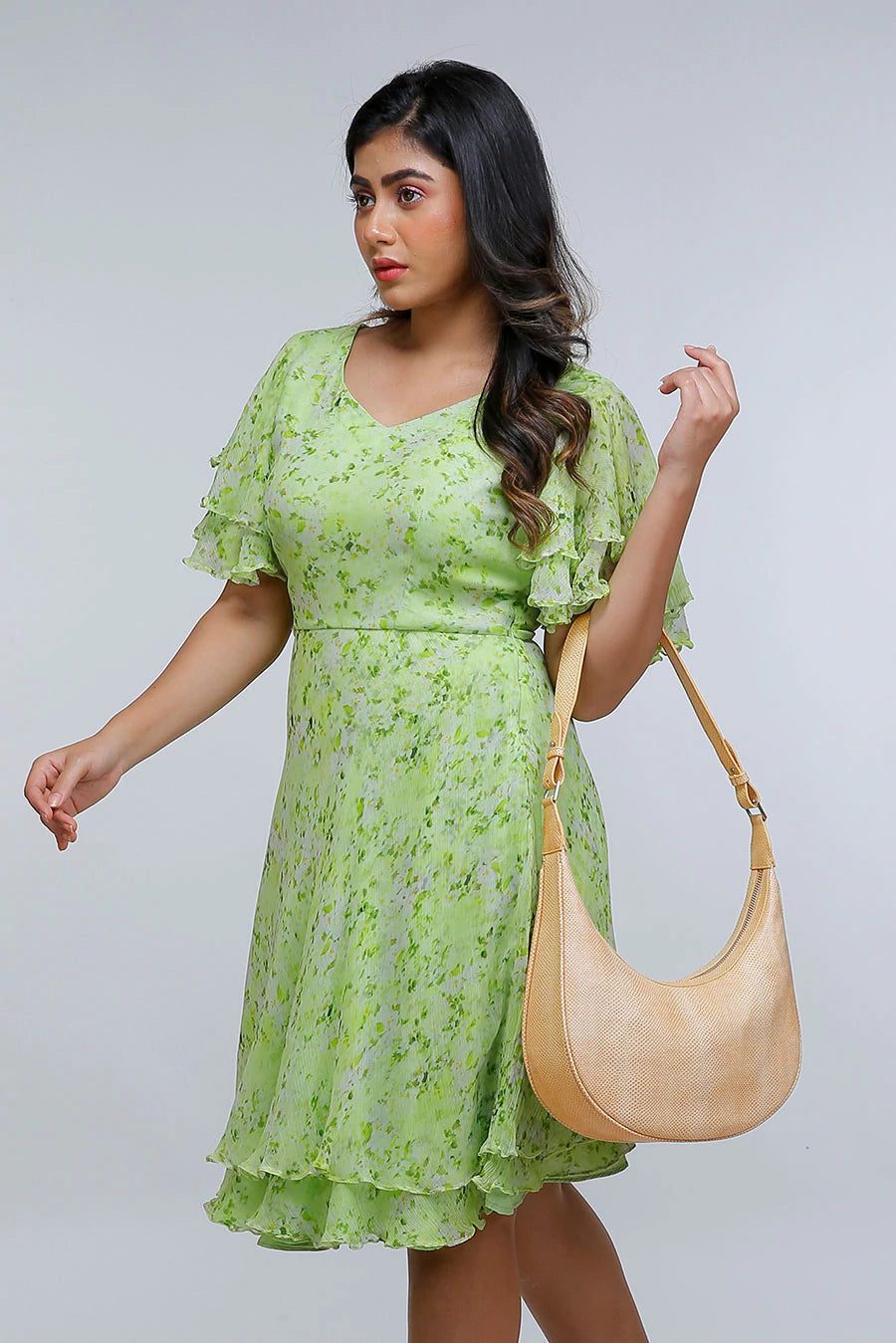 Vegan Moony Women Shoulder Bag Porcelain M1