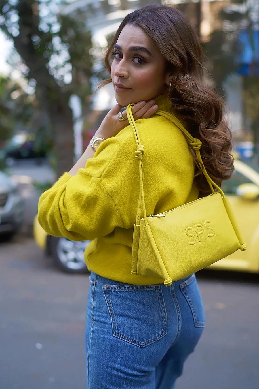 Claire Vegan Women Handbag Citron M1