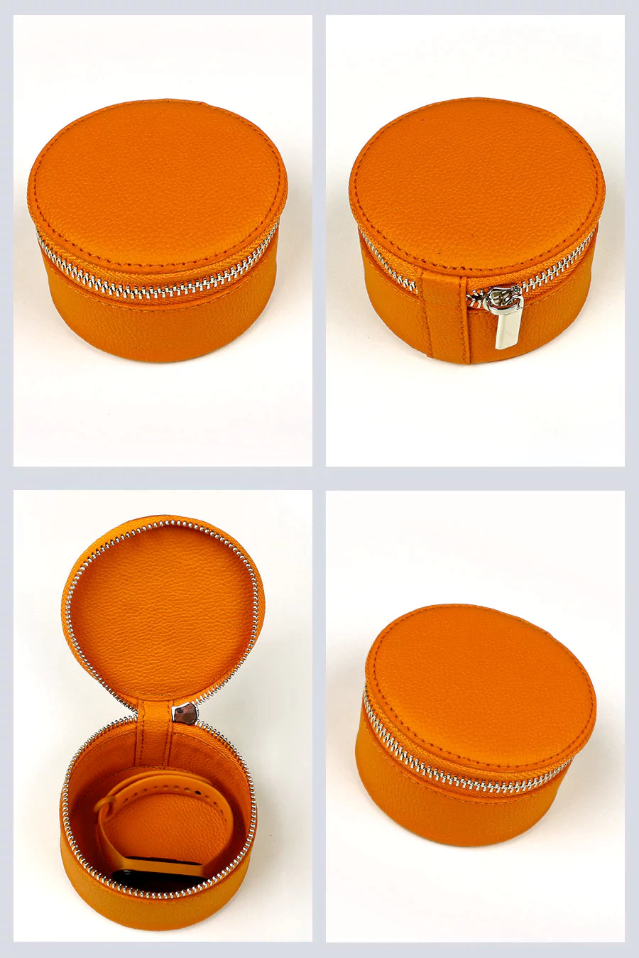 Vegan Rogate Small Watch Case Pumpkin Detail